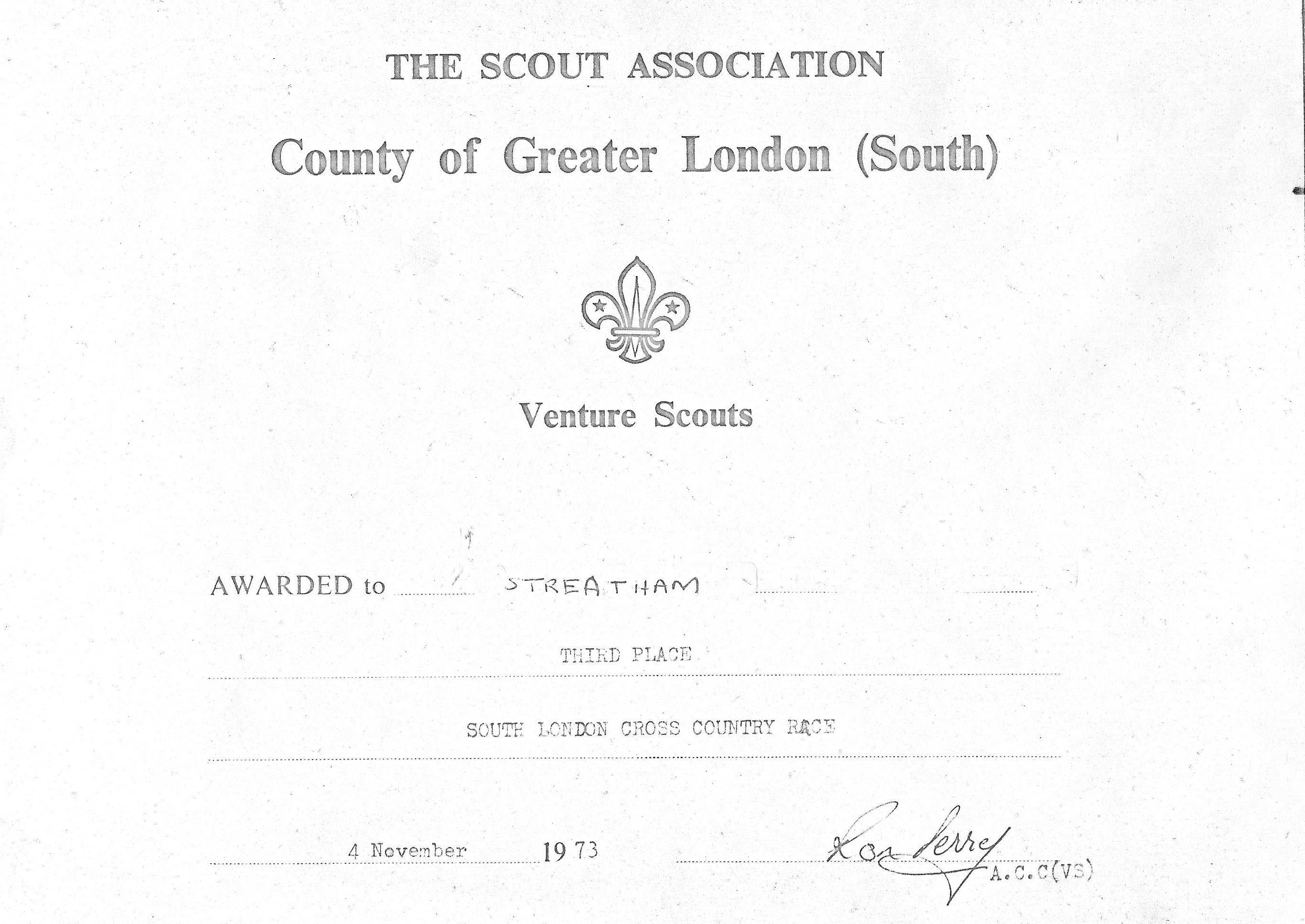 Cross Country 1973